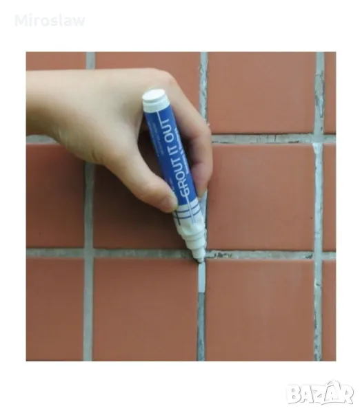 Избелващ маркер за фуги Grout pen, снимка 1