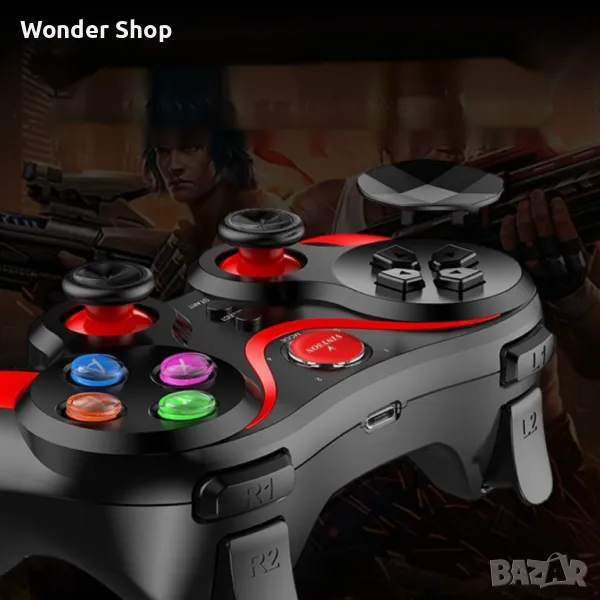 🎮 Промоция на безжичен геймпад с Bluetooth PSP39! 🎮, снимка 1