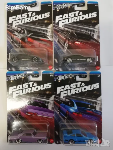 Оригинални колички FAST & FURIOUS  Hot Wheels, снимка 1