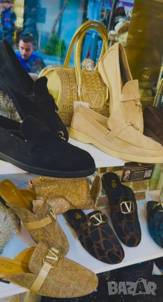 мокасини от естествен велур loro piana , снимка 1