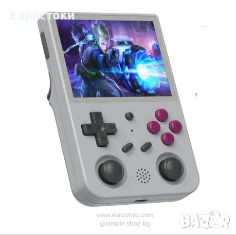 Ретро конзола ANBERNIC RG353V, ръчна конзола за игри 3.5” iPS мултитъч екран,Android & Linux, Wi-Fi , снимка 1