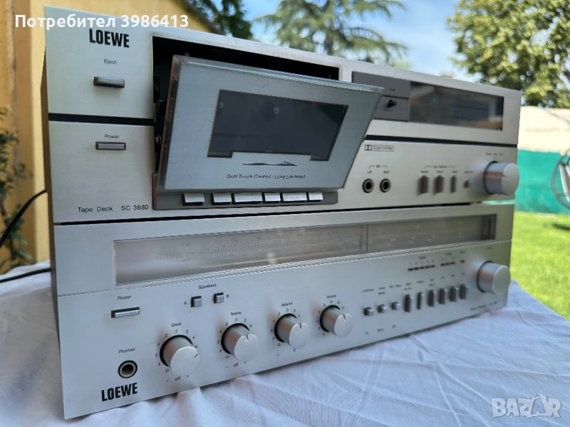 LOEWE VINTAGE КОМПЛЕКТ - УСИЛВАТЕЛ, ТУНЕР, КАСЕТОФОН, снимка 1