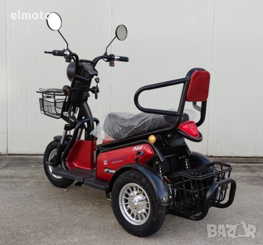 Електрическа триколка модел М3 в цвят бордо 

, снимка 7 - Мотоциклети и мототехника - 44156577
