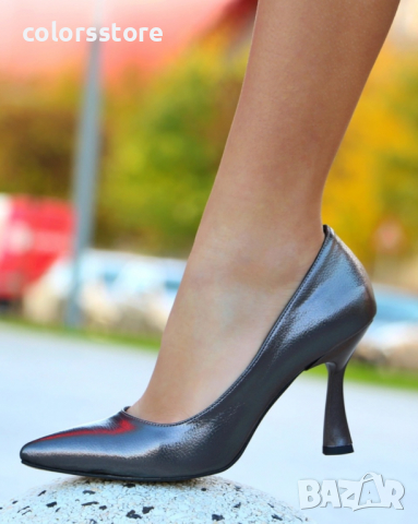 Обувки на ток Бронз код LT1301, снимка 3 - Дамски обувки на ток - 36195128