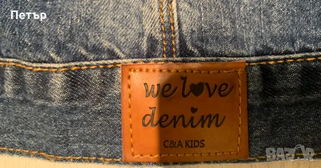 Дънково яке за момиче 3-4 годинки, снимка 4 - Детски якета и елеци - 47490400