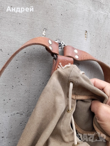 Стара брезентова раница #19, снимка 3 - Други ценни предмети - 52949044