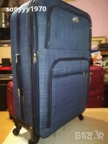 КУФАР 76Х47Х25СМ BLUE DENIM 1808230844, снимка 6 - Куфари - 41890737