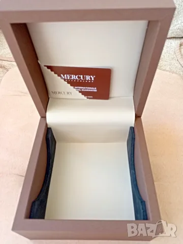 Mercury Swiss Made ръчен часовник 36мм, сребърен, снимка 7 - Други - 55961645
