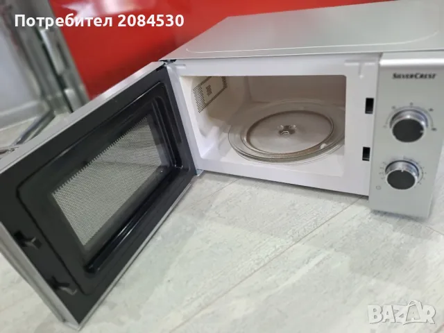 Микровълнова печка  SILVER CREST -1050 w , снимка 4 - Микровълнови - 50264835