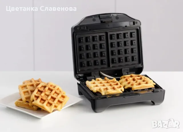 Сандвич тостер Taurus Miami Premium, 900W, Сменяеми плочи, LED функция,Вертикално съхранение, Инокс, снимка 6 - Тостери - 50252621