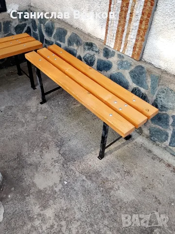 Пейка без облегалка., снимка 6 - Градински мебели, декорация  - 55971664