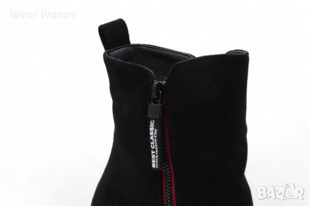 Дамски топли боти от велур - НИСКА ЦЕНА - ВИСОКА КАЧЕСТВО, снимка 8 - Дамски боти - 51641913