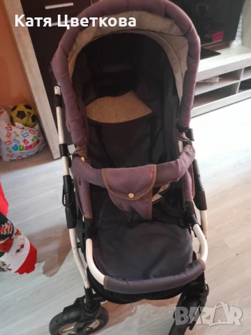 Бебешка количка S-MAX STARDUST - NIO 3в 1, снимка 2 - Детски колички - 50698843