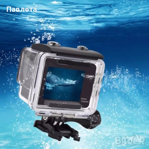 Водоустойчива спортна екшън камера 4K Ultra HD, снимка 4 - Камери - 42057596