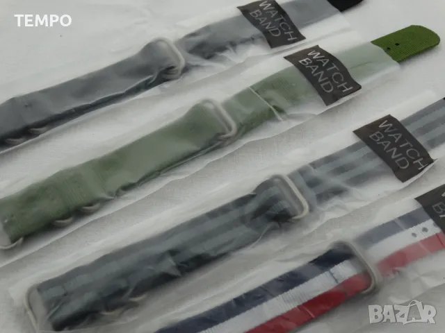 КАИШКА ZULU ЗЕЛЕНА- 20мм + ПОДАРЪК, снимка 3 - Каишки за часовници - 44479474