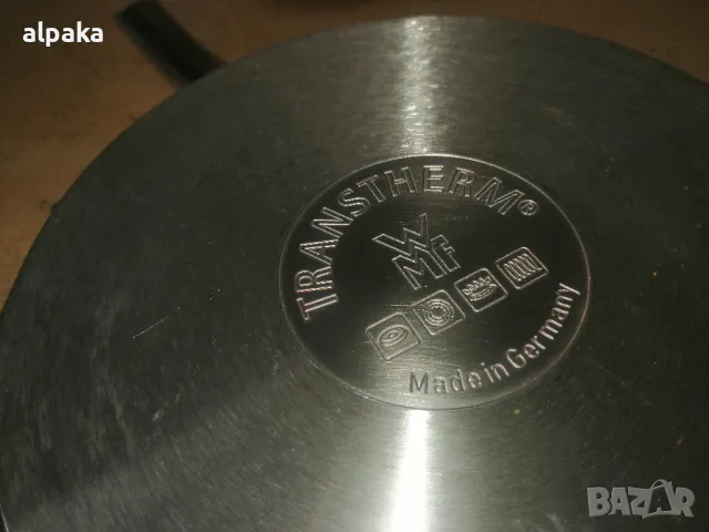 Продавам немски марков професионален тиган Transtherm 20/5, алпака, двойно дъно, снимка 4 - Съдове за готвене - 50315386