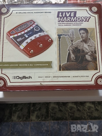 продавам вокален процесор digitech live harmony, снимка 5 - Други - 52591824