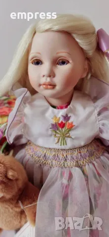 Порцеланова кукла Pauline - Carlote , снимка 3 - Колекции - 50330618