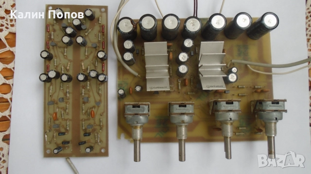Платки стереоусилвател 2Х5W и предусилвател