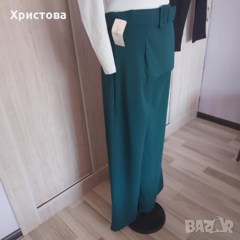 НОВ! Панталон с широк крачол и висока талия - 30,00лв., снимка 4 - Панталони - 33523113