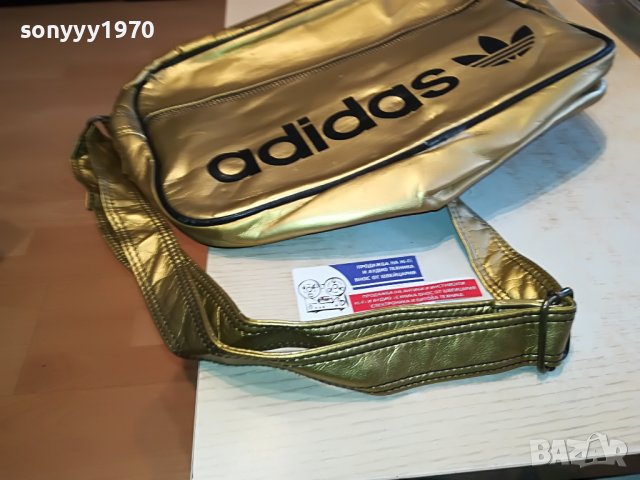 ADIDAS-38Х27СМ-ЧАНТА ЗЛАТО ВНОС ГЕРМАНИЯ M1403231115, снимка 3 - Чанти - 39994075