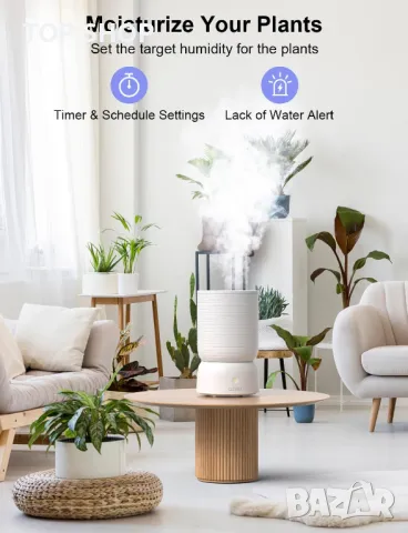 Интелигентен овлажнител CLEVAST, с горно пълнене 3 л Cool Mist, снимка 3 - Овлажнители и пречистватели за въздух - 49866378