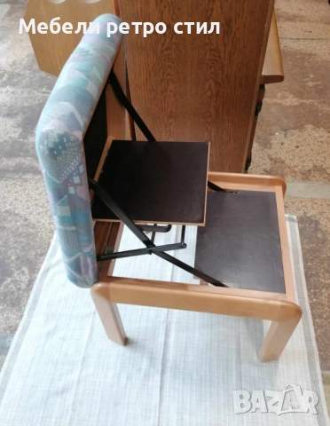 Дървена табуретка - стълба е многофункционална мебел която съчетава стол и стълба в едно. , снимка 2 - Столове - 51910820
