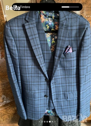 кариран костюм, снимка 5 - Костюми - 51389129