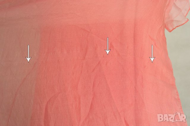Розова ефирна туника Un coeur en été - L, снимка 8 - Туники - 42592299