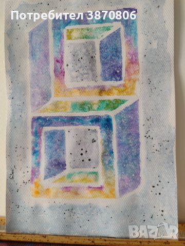 Абстрактна рисунка - Невъзможни елементи №1 - размер А4