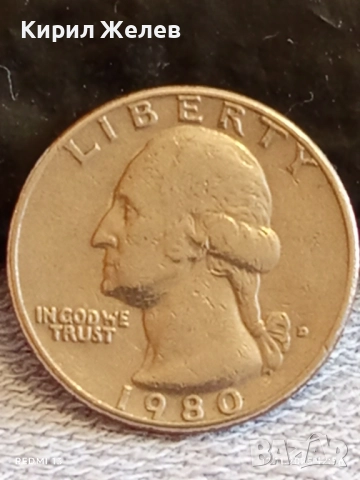 Три монети QUARTER DOLLAR UNITED STATES of AMERICA за КОЛЕКЦИЯ 51901, снимка 3 - Нумизматика и бонистика - 52387782