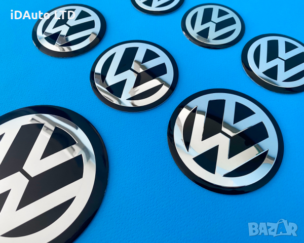 Vw Стикери за капачки на джанти / Golf / passat / bora емблеми лепенка, снимка 2 - Аксесоари и консумативи - 36503982