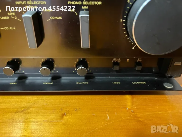 Усилвател SHARP SM-110, снимка 4 - Ресийвъри, усилватели, смесителни пултове - 55780016