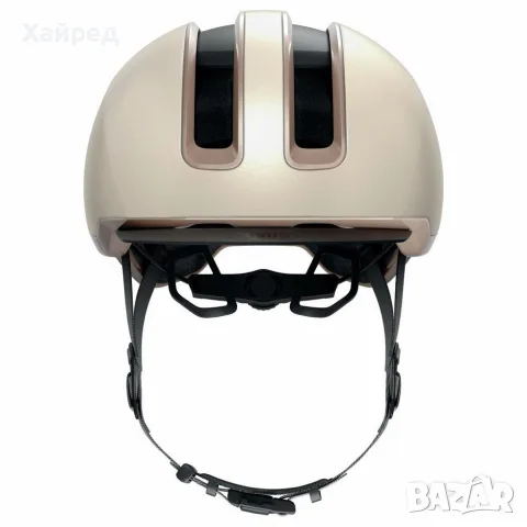 Нова Каска ABUS HUD-Y Helmet - champagne gold М размер, снимка 2 - Аксесоари и консумативи - 56185117