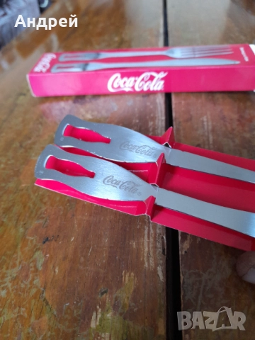 Прибори,Нож и Вилица Кока Кола,Coca Cola, снимка 3 - Други ценни предмети - 52946651