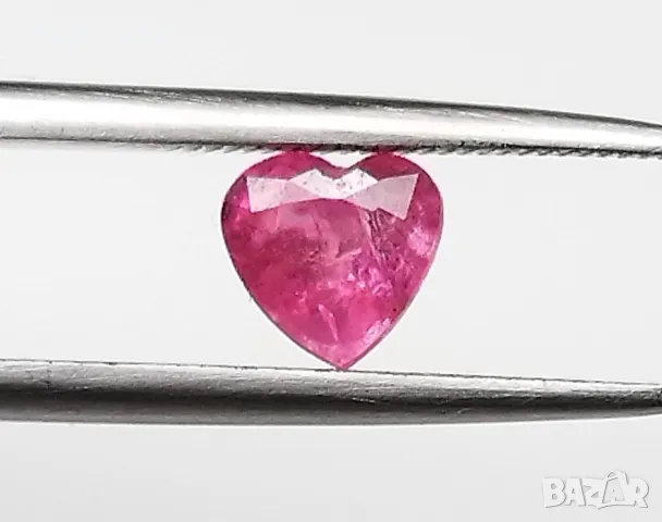 Шпинел с розов цвят и форма на сърце - 0.72кт.! Нов!, снимка 10 - Други - 50089529