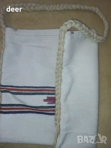 Ръчно тъкана вълнена торба, снимка 5 - Декорация за дома - 51526828