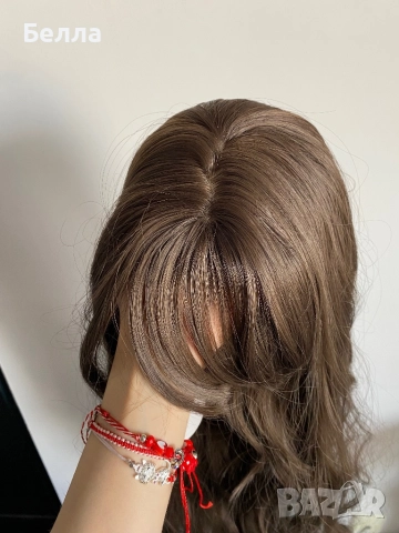 НОВА естествена перука! 100% високо качество, снимка 5 - Аксесоари за коса - 52065920
