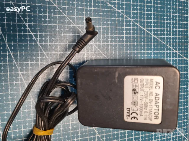 Оригинален захранващ адаптер DVE 17V 1000mA DV-171AACUP, снимка 3 - Друга електроника - 48140969