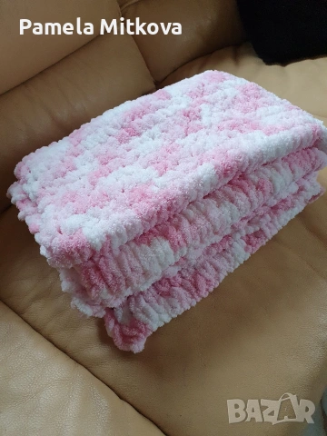 Ръчно плетени одеала, снимка 3 - Спално бельо и завивки - 53851498