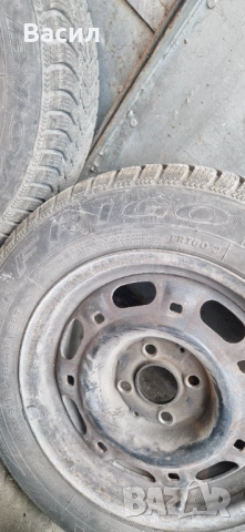 Джанти с  зимни гуми, снимка 2 - Гуми и джанти - 52655760