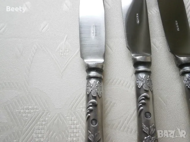 Стари руски прибори за хранене-ножове, снимка 4 - Антикварни и старинни предмети - 50434427