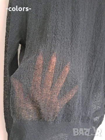 Прозрачен пуловер Zara, снимка 3 - Блузи с дълъг ръкав и пуловери - 52593080