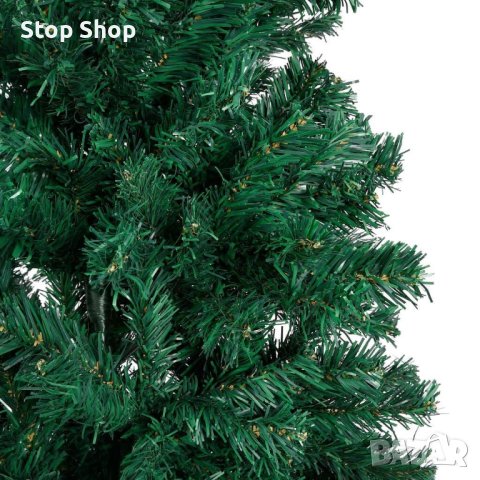Елха зелена 240 см. с метална стойка , снимка 2 - Декорация за дома - 42291573
