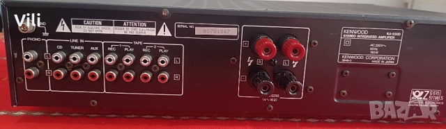 Kenwood KA-550D, снимка 10 - Ресийвъри, усилватели, смесителни пултове - 51739577