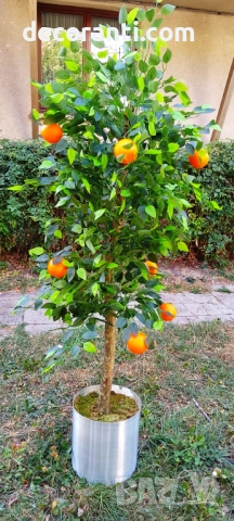 Изкуствено дърво Портокал/Лимон, снимка 3 - Декорация за дома - 51450195