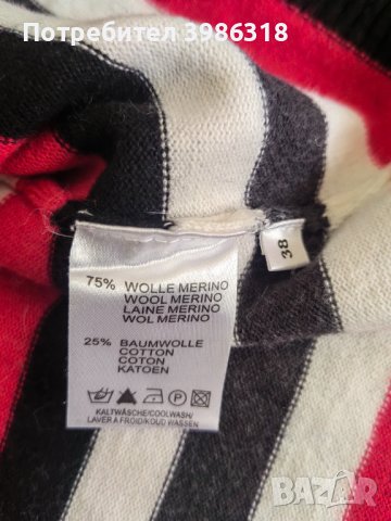 Дамски вълнен пуловер, снимка 2 - Блузи с дълъг ръкав и пуловери - 44462675