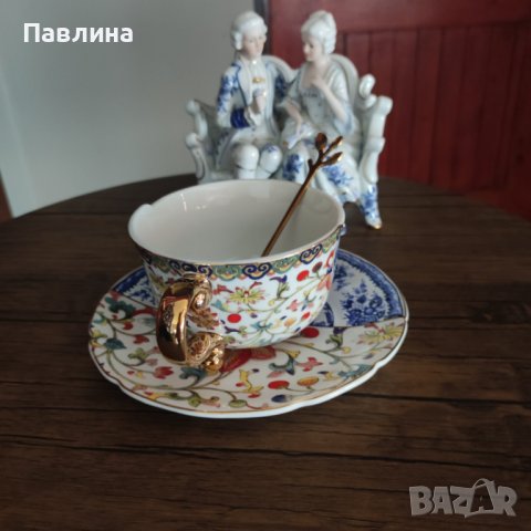 Колекционерска порцеланова чаша, снимка 2 - Чаши - 40596203