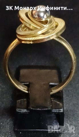 Златен пръстен/585/, снимка 4 - Пръстени - 53774425