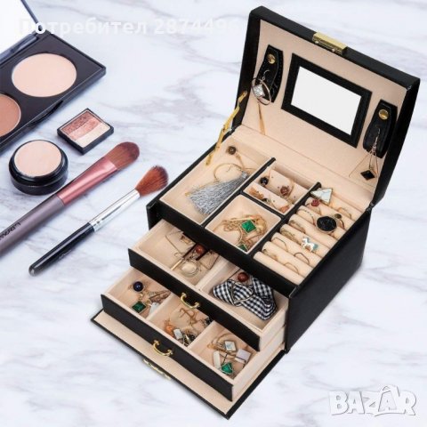 1756 Мини куфарче- луксозна кутия за бижута 17 х 14 х 13 см., снимка 11 - Други - 34659286